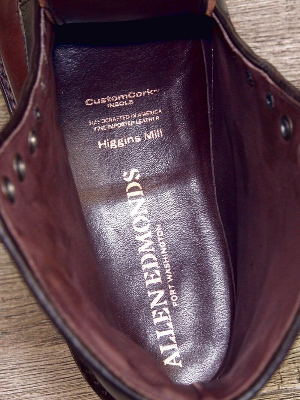 $550 Allen Edmonds HIGGINS MILL 10 B Narrow *add $15 Trees add $30 Matching Belt - Picture 6 of 14